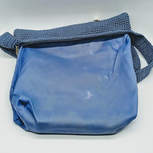The Sak Blue Woven Bucket Bag - Picture 6 of 7